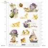 Wielkanoc, tematy wielkanocne, dekoracje wielkanocne, wiosna, wazon, bukiet, fiołki, kurczak, pisklak, R826, Easter, easter themes, easter decorations, spring, vase, bouquet, violets, chick, chickadee, Ostern, Osterthemen, Osterdekoration, Frühling, Vase,